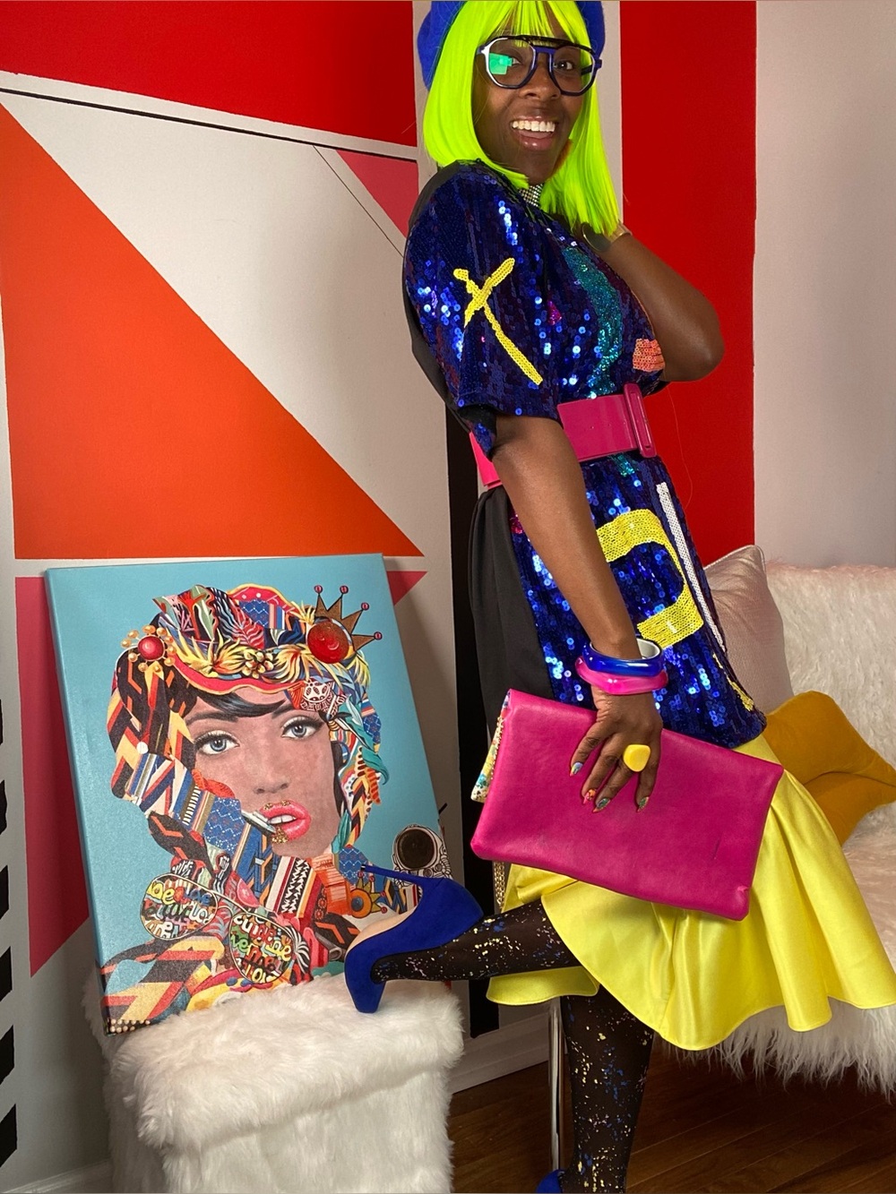 Colorful Sequin Top - Picture 5 of 8